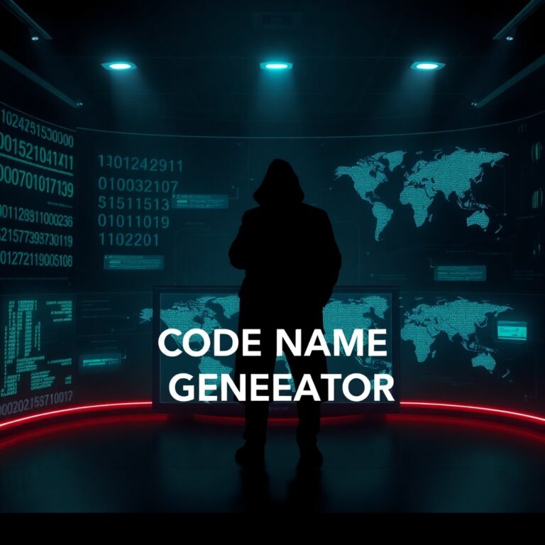Cia Code Name Generator
