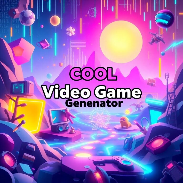 Cool Video Game Name Generator