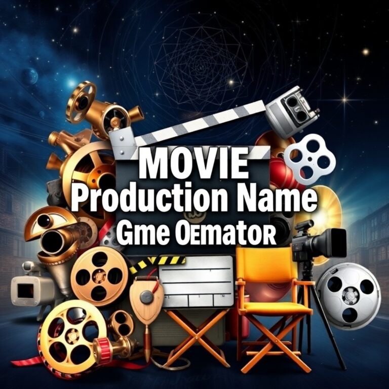 Movie Production Name Generator