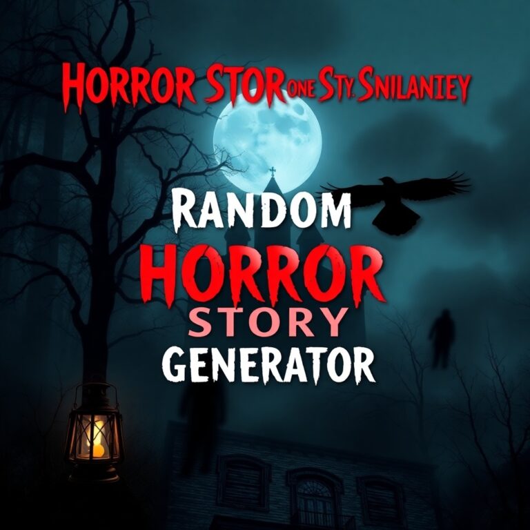 Random Horror Story Generator