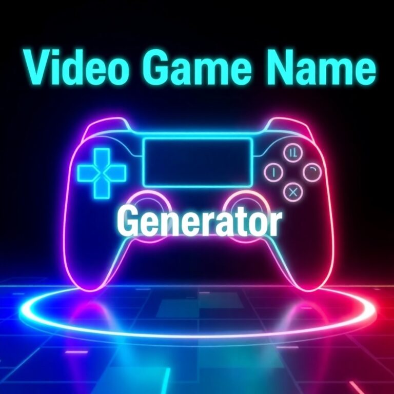 Video Game Name Generator AI